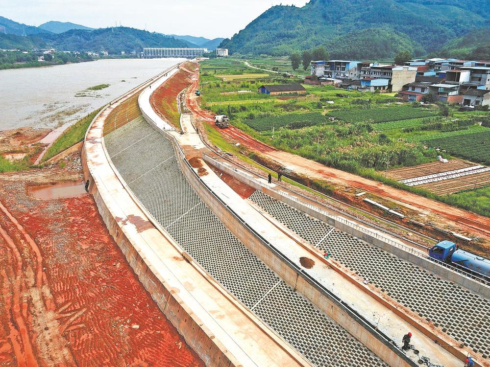 闽江防洪工程南平段三期（建瓯）累计已完成投资2.62亿